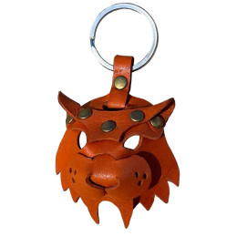 Кожаный брелок b18 Тигр