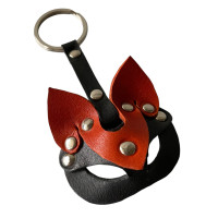 Кожаный брелок b12 Кошка