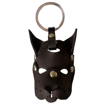 Кожаный брелок b04 Собака