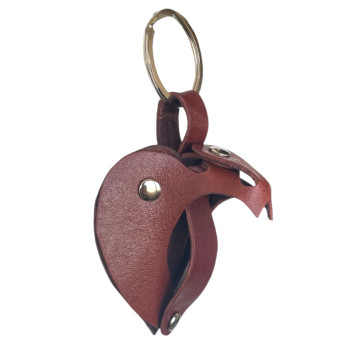 Кожаный брелок b08 Змея